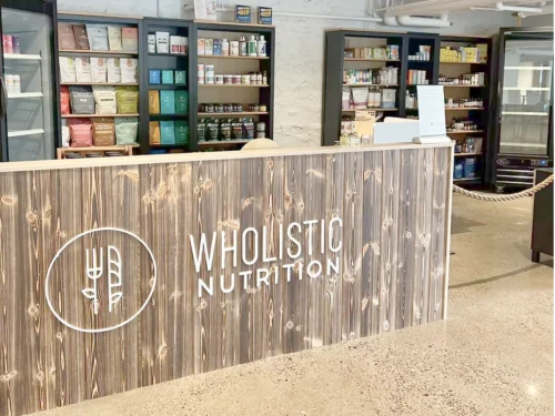 Non-toxic living store at Wholistic Nutrition in Chippewa Falls and Altoona WI